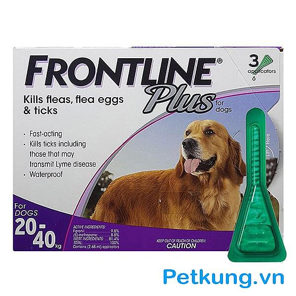 Các biện pháp khắc phục phổ biến nhất đối với ve chó - Biện pháp khắc phục bằng Fontline