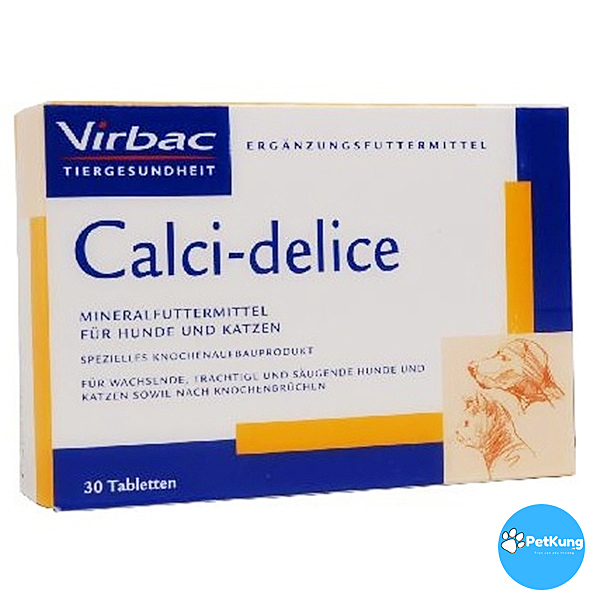 Thuốc bổ sung canxi cho chó Virbac Calci Delice